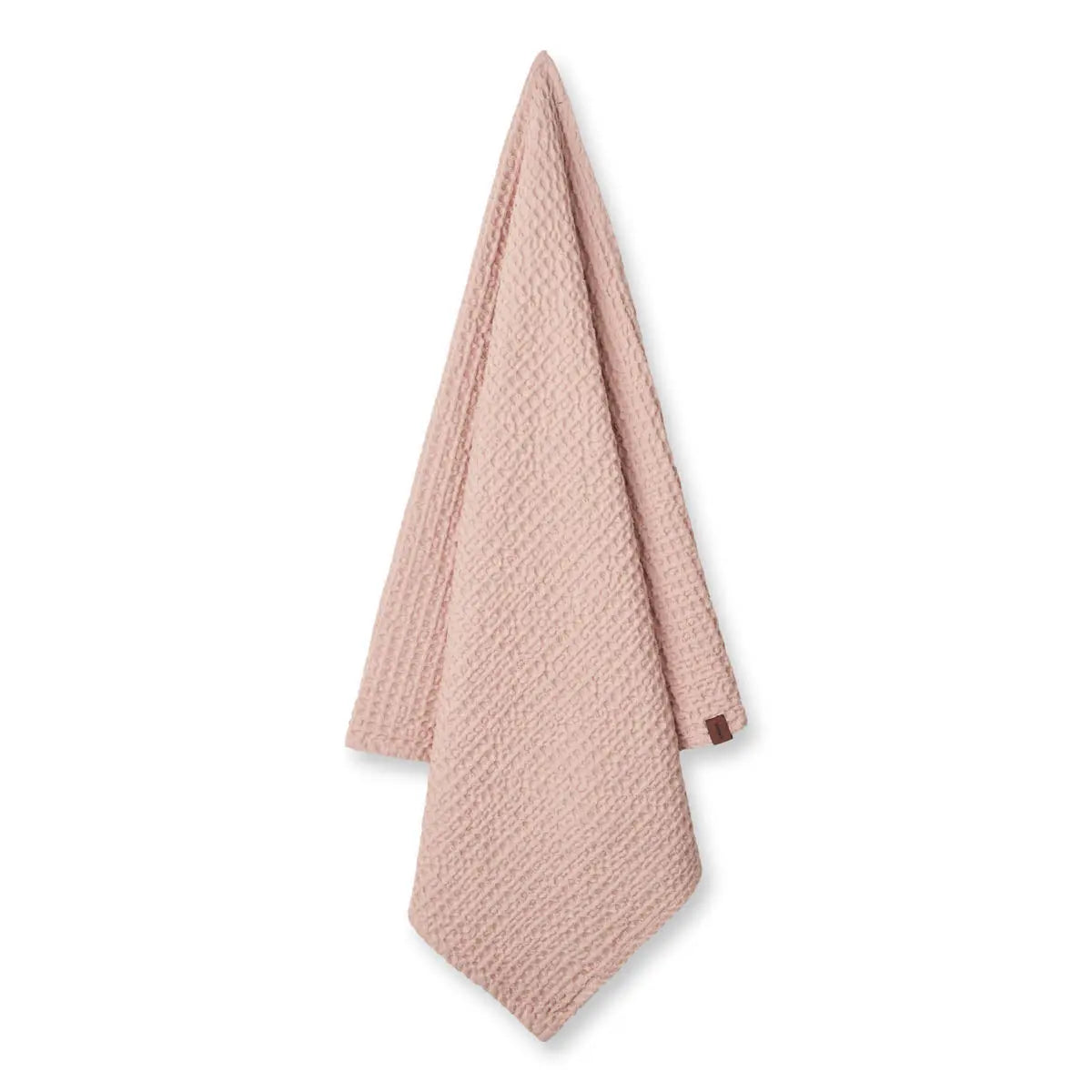 HUMDAKIN Vaflet Badehåndklæde Organic Textiles 136 Blush